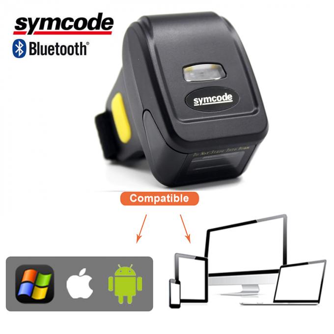 Mini tragbarer Barcode-Scanner-/Bluetooth-Ring-Scanner wirtschaftlich und praktisch