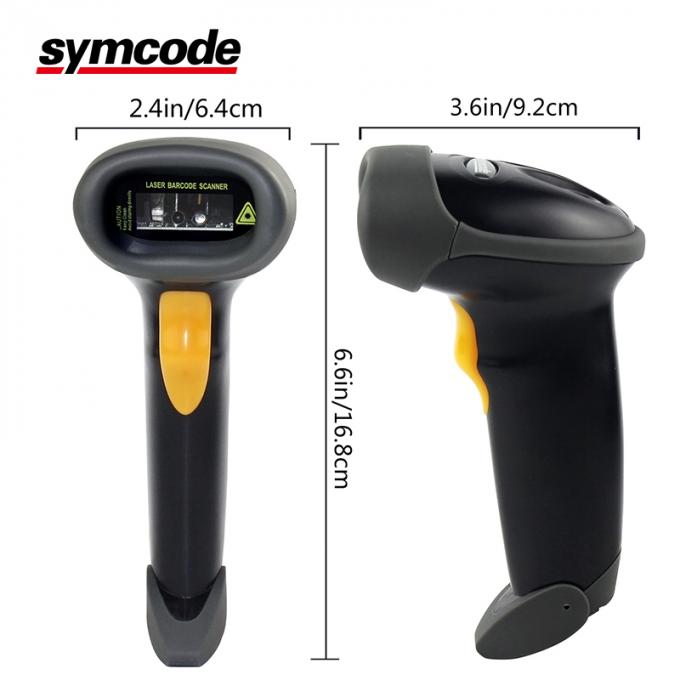 Symcode 1D Laserlesegerät, Handbarcode-Scanner mit Stand-Unterstützung befiehlt