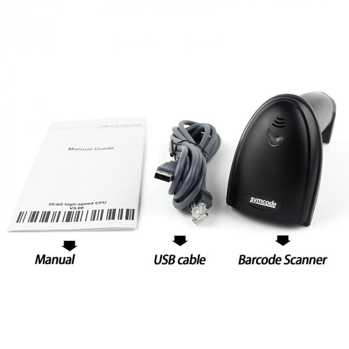 USB RS232 verkaufen Barcode-Scanner-Stromlinien-Entwurfs-Hochleistungs-Stand im Einzelhandel