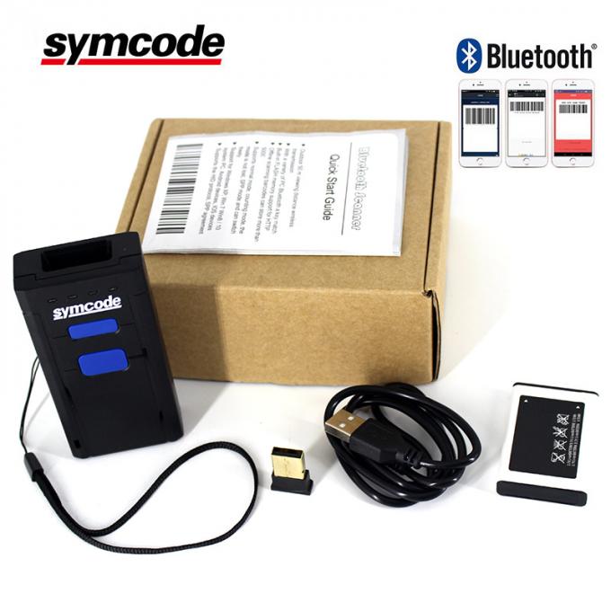 Taschen-Bluetooth-Barcode-Scanner 10m-Betrachtungs-Abstands-drahtlose Übertragung