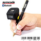 Auto Sense Bluetooth Ring Scanner / Finger Barcode Scanner Increase Efficiency